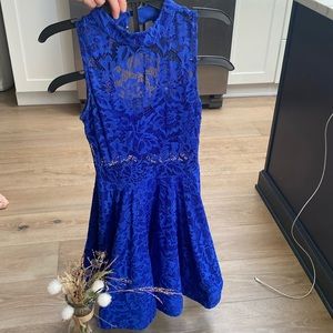 Blue women’s dress